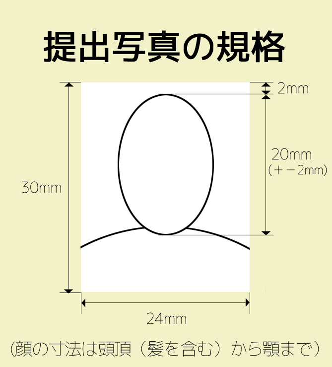 免許証写真サイズ